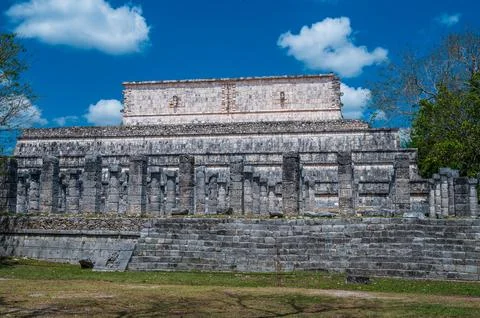 Temple in Chichen Itza Stock Photos