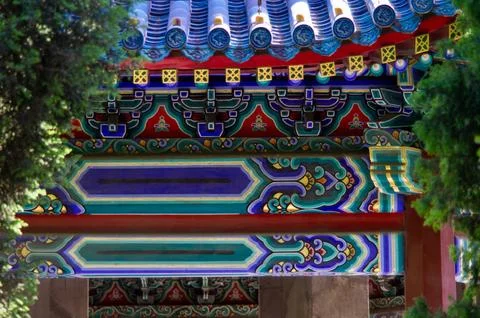 A temple in china Stock Photos