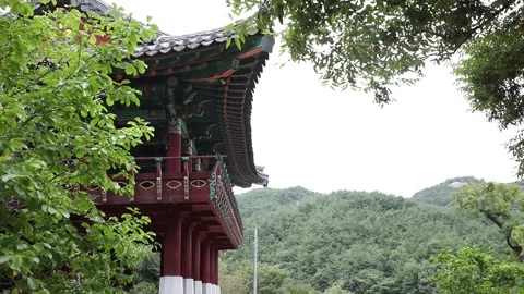 A temple with colorful patterns	 Stock-Footage 310161171