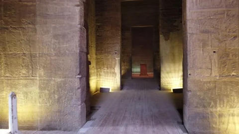 The temple complex on the island of Philae on the Nile, Philae temple, Aswan, Stock Footage 142975724