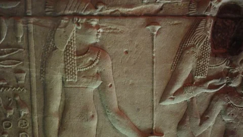 The temple complex on the island of Philae on the Nile, Philae temple, Aswan, Stock Footage 142976224
