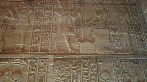 The temple complex on the island of Philae on the Nile, Philae temple, Aswan, Stock Footage 142976730