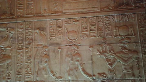 The temple complex on the island of Philae on the Nile, Philae temple, Aswan, Stock Footage 142976898