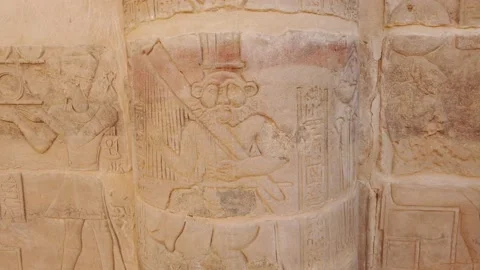 The temple complex on the island of Philae on the Nile, Philae temple, Aswan, Stock Footage 142978767