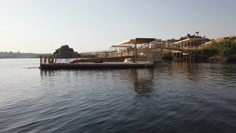 The temple complex on the island of Philae on the Nile, Philae temple, Aswan, Stock Footage 142979640