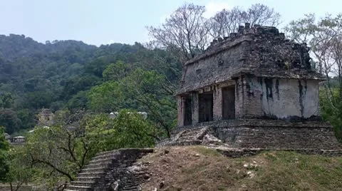 Temple of the Count in Palenque Vídeos de archivo 8922565