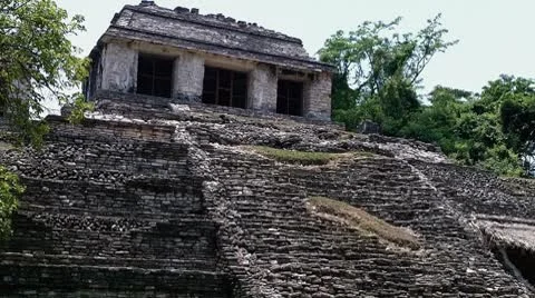 Temple of the Count in Palenque Vídeos de archivo 8922667