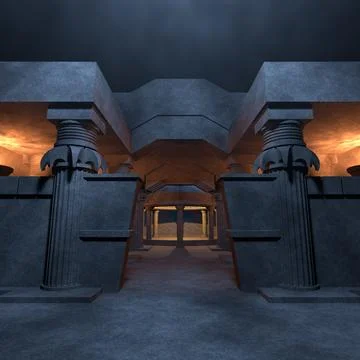 Temple Of Darkness 3D Model