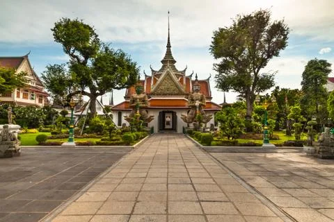 Temple of dawn. Stock Photos