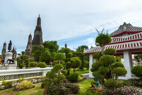 Temple of dawn. Stock Photos