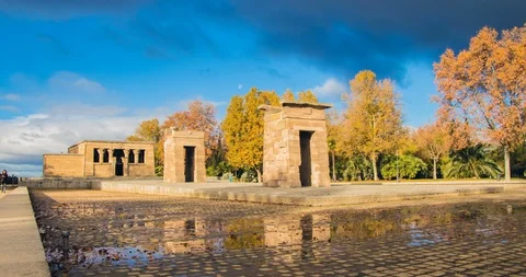 Temple of Debod Stock Footage 100986996