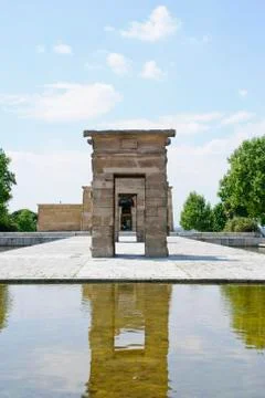 Temple of debod, madrid Stock Photos