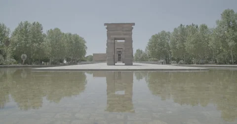 Temple of Debod - Madrid, Spain - 4K Stock Footage 68526161