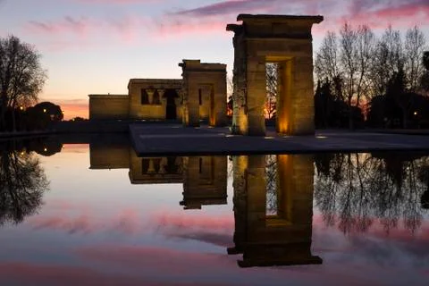 Temple of debod 写真素材