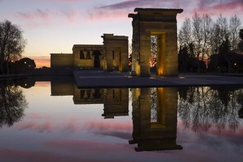 Temple of Debod 库存照片