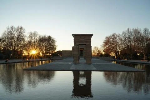 Temple of Debod Stock Photos