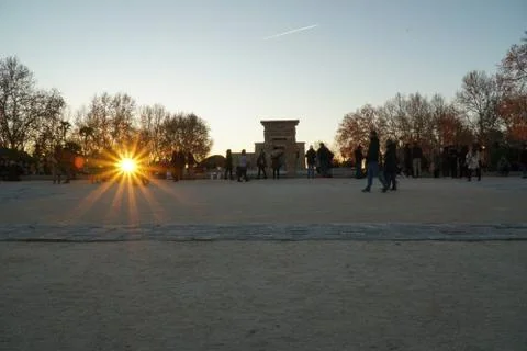 Temple of Debod Stock Photos