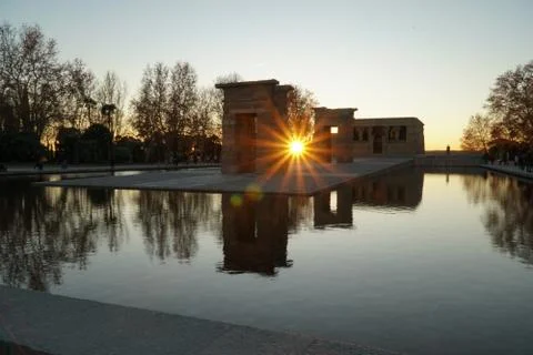 Temple of Debod Stock Photos