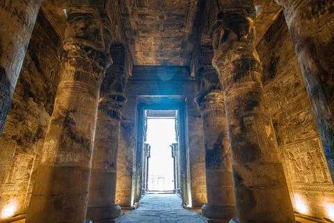 Temple of Dendera, Egypt Stock Photos