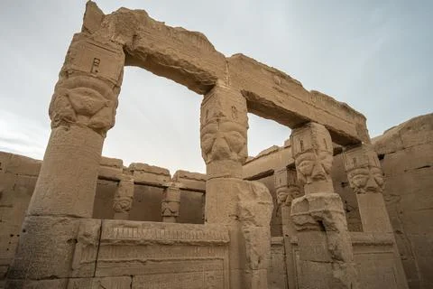 Temple of Dendera, Egypt Stock Photos