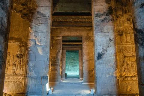 Temple of Dendera, Egypt Stock Photos