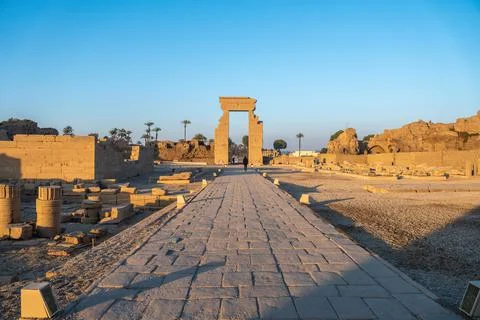 Temple of Dendera, Egypt Stock Photos