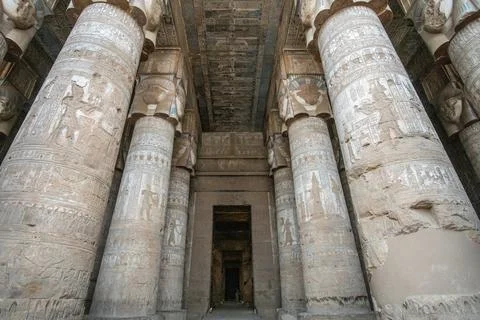 Temple of Dendera, Egypt Stock Photos