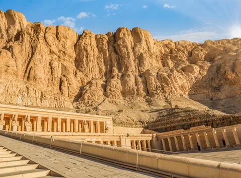 Temple in desert Stock Photos