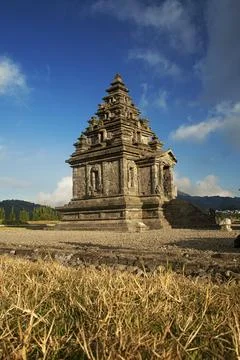 Temple in dieng Stock Photos