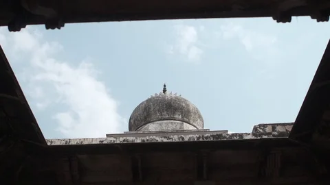 Temple Dome in India Stock Footage 73453575