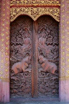 Temple Door Stock Photos