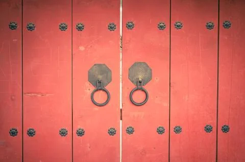 Temple door Stock Photos