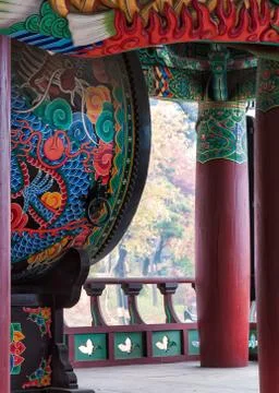 Temple drum Stock Photos