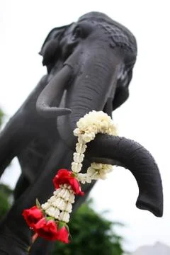 Temple elephant Stock Photos