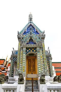 Temple of the emerald buddha Stock Photos