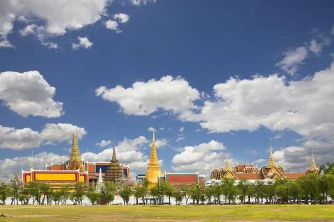 Temple of the Emerald Buddha Stock Photos