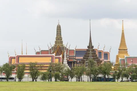 Temple of Emerald Buddha Stock Photos