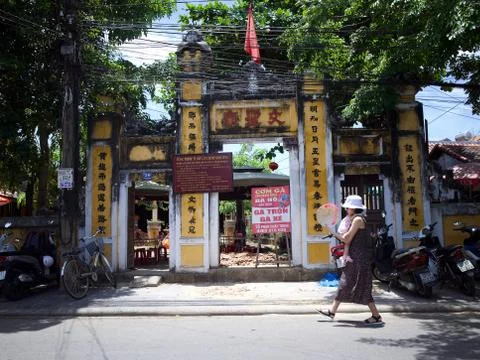 Temple entrace Stock Photos