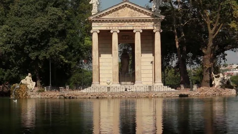 Temple of Esculapio (Rome) Stock Footage 76374435