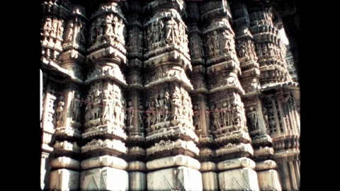 Temple Facade Details Stock Footage 277976294