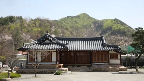 Temple in the forest and mountain Vídeos de archivo 303402064