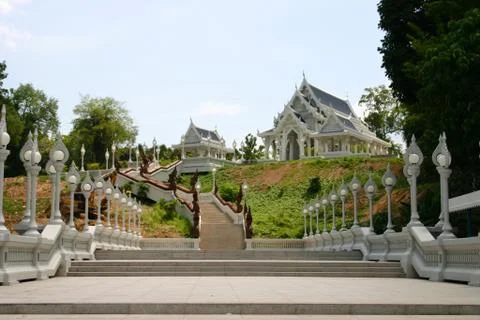A temple with garden. Stock Photos