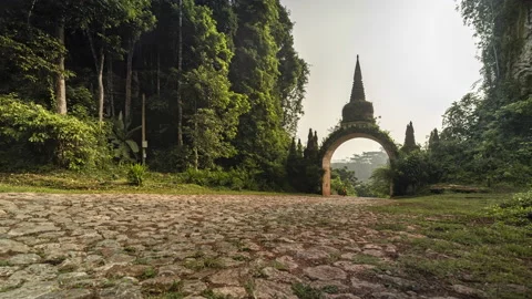 Temple gate Stock Footage 181458861