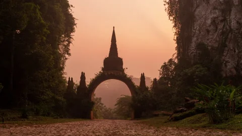 Temple gate Stock Footage 181464502