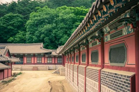 Temple grounds Stock Photos