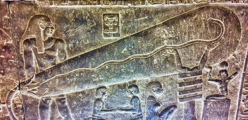 Temple of Hathor at Dendera Stock Photos