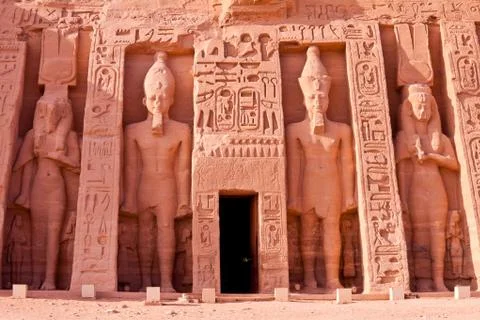 Temple of hathor Stock-Fotos