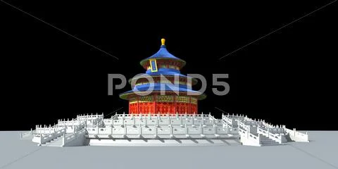 Temple of heaven 5 Stock Illustration