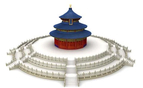 Temple of heaven 9 Stock Illustration