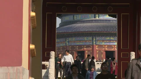 Temple of heaven Beijing Video stock 950700
